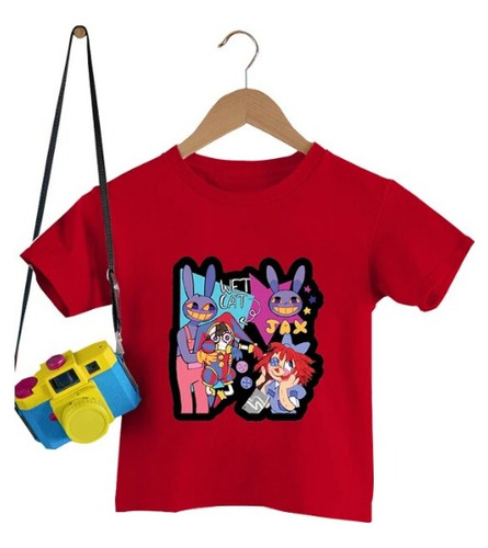 Polera Infantil Circus Digital Amazing Cat Estampado