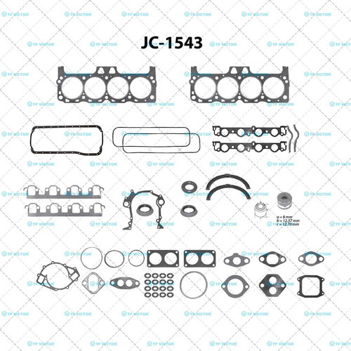 Juego Completo Ford Custom 500 1972-1976 7.5 Tf Victor