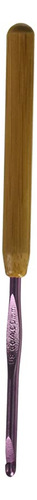 Susan Bates 5  1/2-inch Mango De Madera De Bambú Ganc.