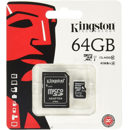 Kingston 64 Gb / Memorias / Mundo Virtual