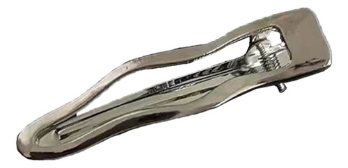Pinza Para El Pelo (t2) Con Línea De Metal, Elegante, Broche