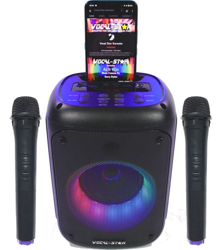 Vocal-star Vs-275 Máquina De Karaoke Portátil Con Bluetoo.