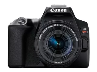 Canon EOS Rebel Kit SL3 + 18-55mm IS STM DSLR cor preto