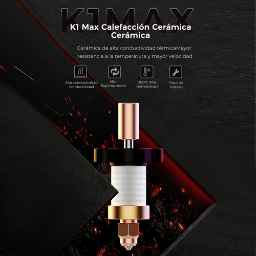 Bloque De Calentamiento Para Impresora 3d Creality K1 Max