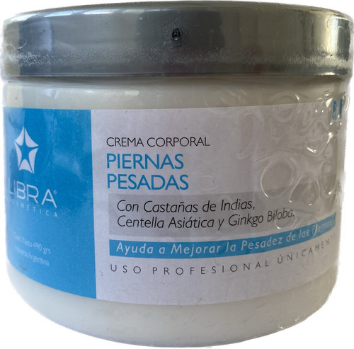  Crema Para Piernas Pesadas Libra X 500grs