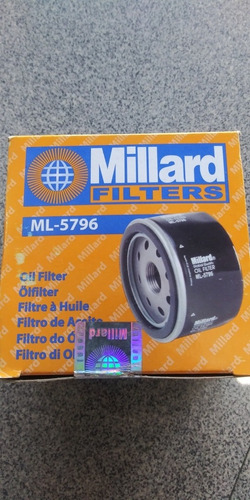 Filtro De Aceite Millard Ml 5796 Renault