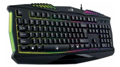 Teclado Gamer Genius Scorpion K220 Retroiluminado Anti Agua