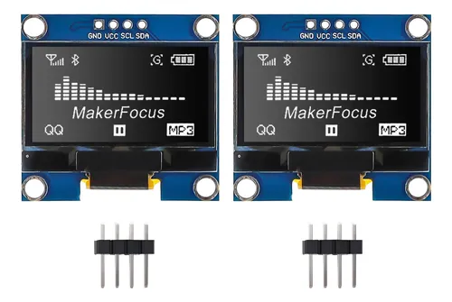 comprar Makerfocus 2 Modulos De Pantalla Oled I2c 128 X 64 Modulo De