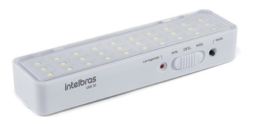 Imagem 1 de 2 de Luminária de emergência Intelbras LEA 30 LED 1 W 100V/240V branca