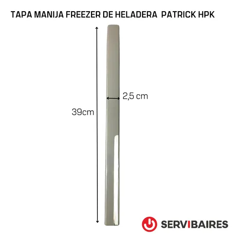 Tapa Manija De Freezer Para Heladera Patrick Hpk135 Hpk137