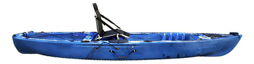Caiaque Para Pesca Caiaker Robalo Pro Casco Reforçado 115kg Cor Azul Camuflado