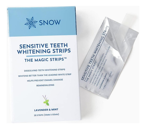 Sensitive Strips Seguro Esmalte Dental Disolviendo Tira...