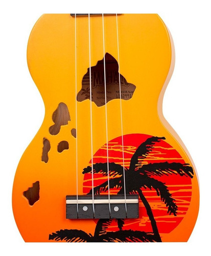 Imagen 9 de 10 de Combo Ukelele Electroacustico Diseño Mandala Dibujos Colores Bamboo Cuerdas Aquila Amplificador Funda Pua Afinador Cable