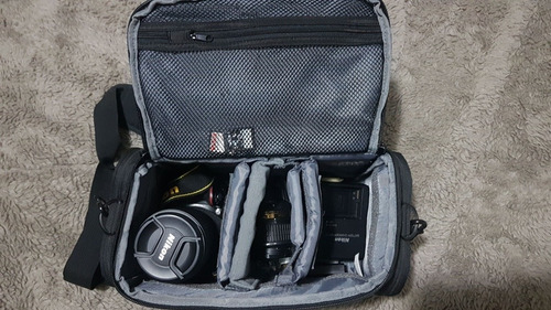 Nikon Dslr D5300 18-55mm + 18-140mm + Sd + 2 Baterias + Case