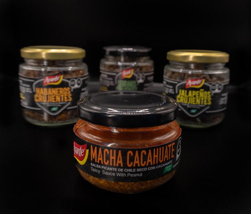 Salsa Macha Cacahuate Y Chiles Crujientes Pack