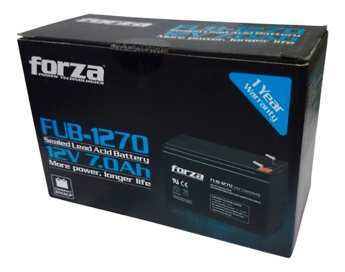 Bateria Ups 12v 7ah Alarma Cercos Seca Forza Cdp Tripp Apc