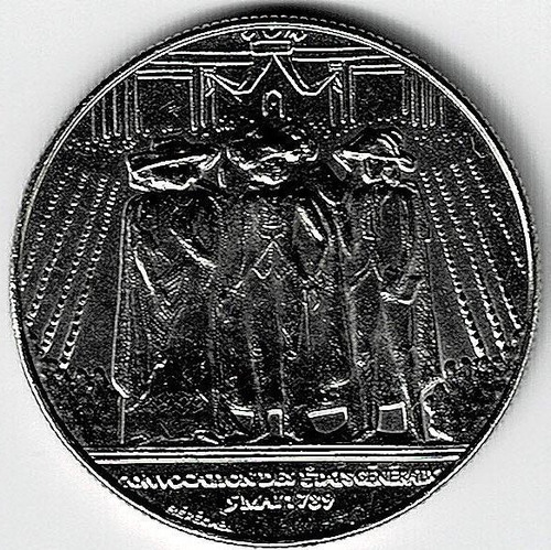 Moneda  De  Francia  1  Franco  1989  S/c  200 Años  No Hay