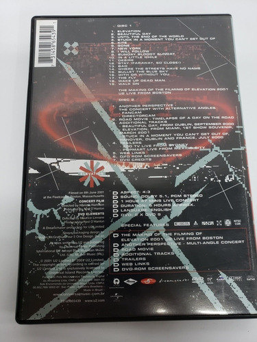 Imagem 2 de 4 de Dvd U2 Elevation Live From Boston (2 Dvds)