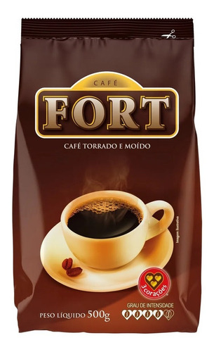 Café Moído E Torrado 3 Corações Fort Stand Pack 500g