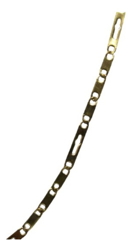Cadena Collar Fina 24cm  Color Oro 3mm Delgada Para Hombre