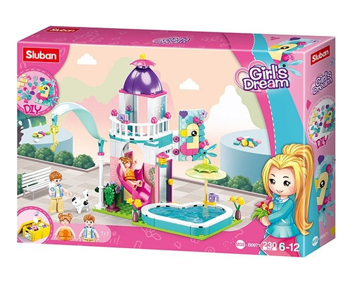 Fiesta En La Piscina Girls Dream Bloque Compatible Con Lego Cantidad De Piezas 230