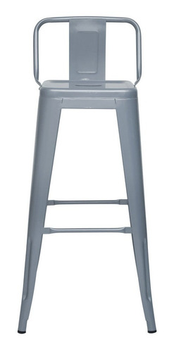 Imagem 2 de 5 de Banqueta Tolix Iron Com Encosto Várias Cores Industrial Aço