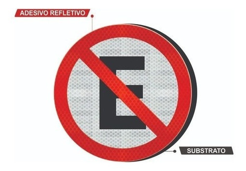 Placas Proibido Estacionar R-6a Ti