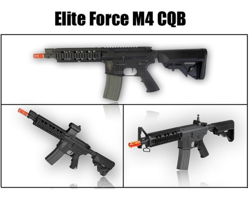 Marcadora Airsoft Electrica Elite Force M4 Cqb Bbs 6mm Xtr C