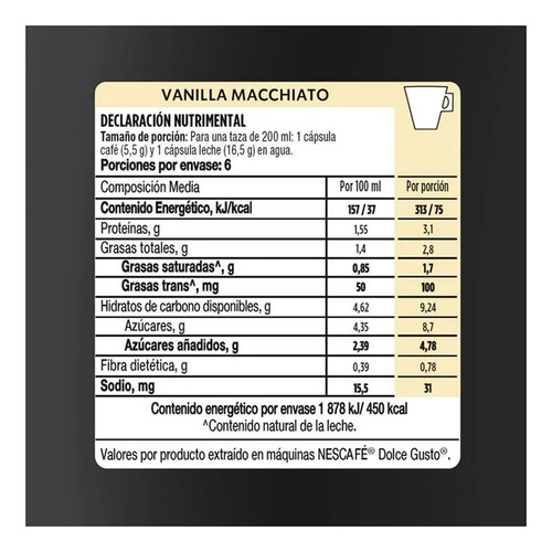 Nescafé Starbucks By Dolce Gusto Macchiato 12 Pzs.
