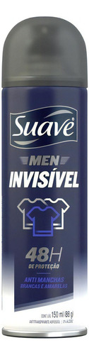 Antitranspirante Suave Invisible Men 150ml Kit C/5