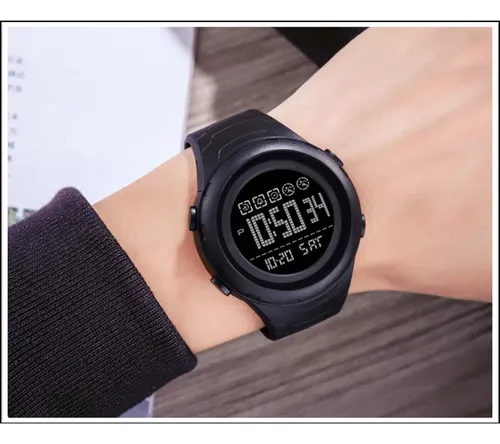 Reloj Pulsera Skmei Digital 1674 Negro Original Water Resist