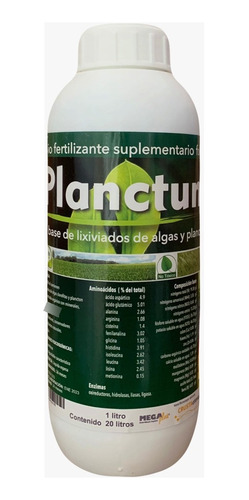 Planctum. Bio Fertilizante Foliar Lixiviado D Algas-plancton