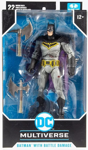 Figura Batman Dark Nights With Battle Damage Mcfarlane Toys