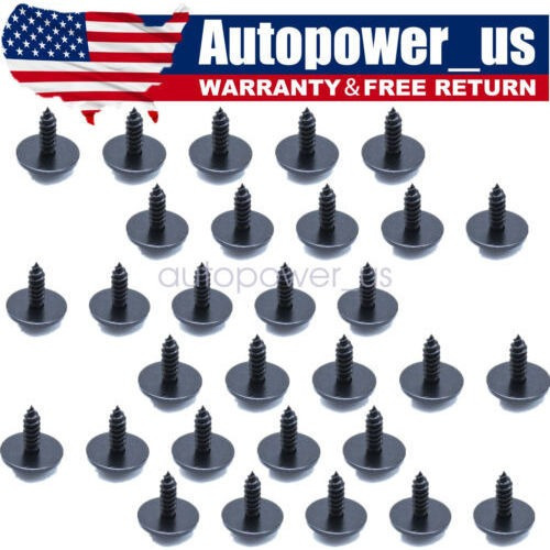 30pcs Screw Bolt Retainer Fender Liner Under Cover For 2 Tta