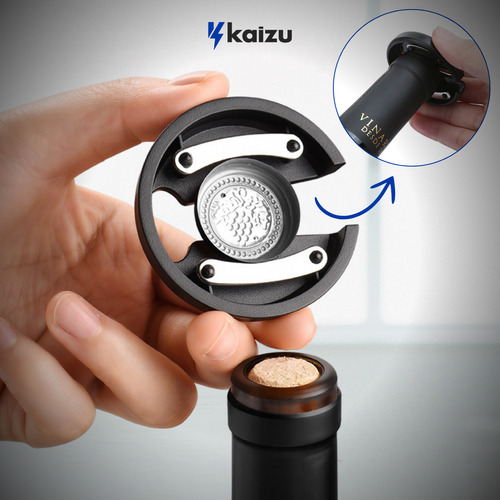 Abridor De Vinho Saca Rolhas Garrafa Elétrico Kaizu Automático Aço Reforçado