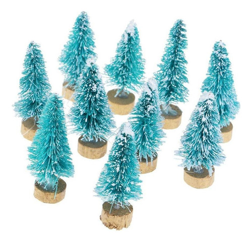 Mini Decoración De Navidad Pequeños Pinos Árboles De Navidad