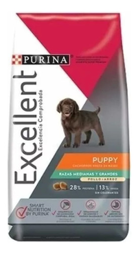 Alimento Purina Excellent Cachorro Raza Mediana Y Grande!!