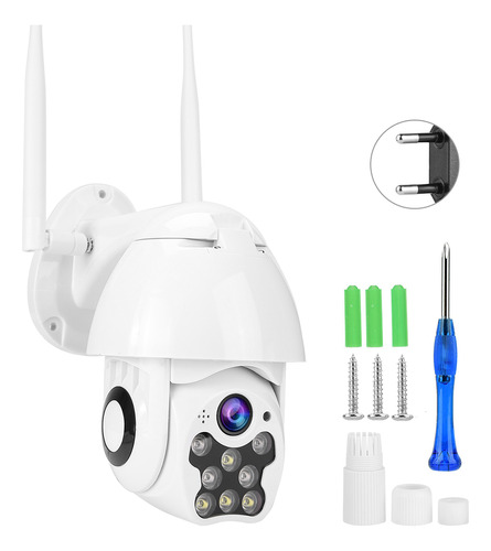 Sistema De Vigilancia Smart 1080p Wifi Ptz Camera 8led Motio