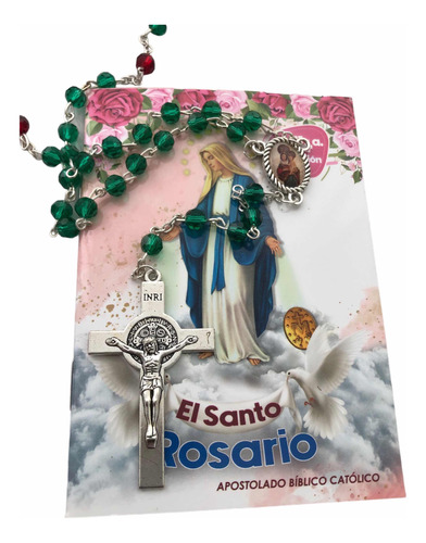 Rosario Camándula Virgen De Chiquinquira + Libro El Rosario