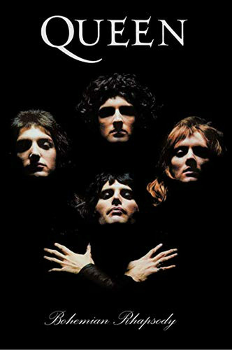 Pósteres  Queen Bohemian Rhapsody 1975 Group Portrait 36x24 