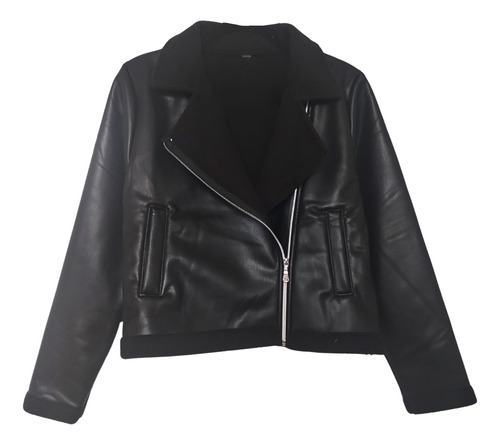 Campera Gamulán De Eco Cuero Corderito Campera Ysabela