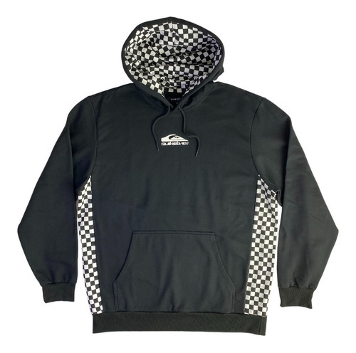 Moletom Quiksilver Canguru Checker Masculino Capuz Original