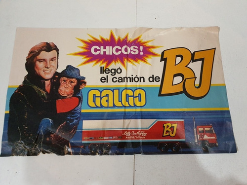 Antiguo Juguete Publicidad De Camion Bj Galgo