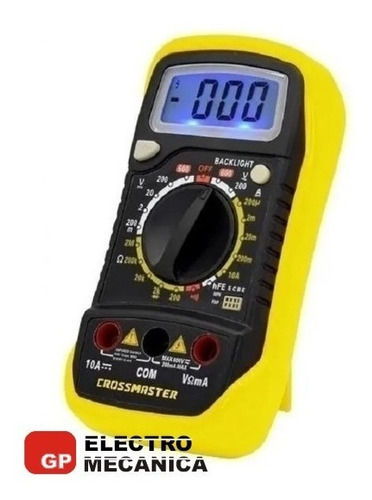 Imagen 2 de 8 de Multimetro Digital Tester Crossmaster 600v Profesional