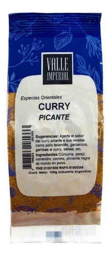 Curry Picante Valle Imperial 100g !