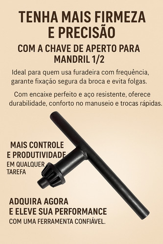 Mandril Automático Brasfort 1/2 Com Rosca 20un