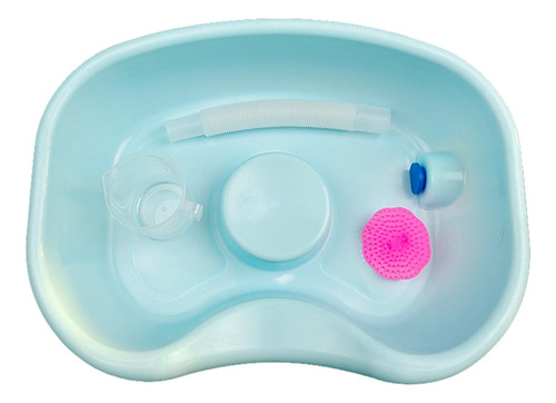 Lavabo De Champú Junto A La Cama Bandeja Para Lavar Verde