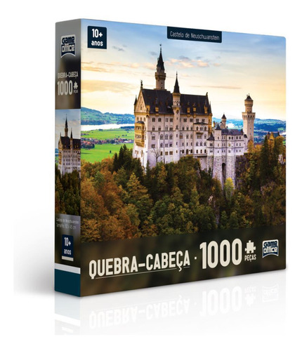 Quebra Cabeça Castelo De Neuschwanstein 1000 Peças Toyster