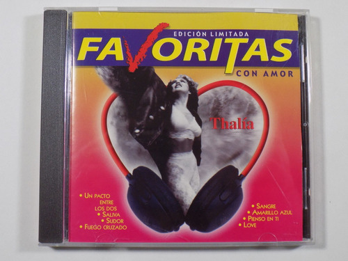 Thalía Favoritas Con Amor Cd México Latín Pop Limited 2002