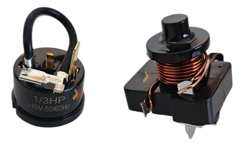 Relay O Rele De 1/3 Con Protector 1/3 Para Refrigeracion